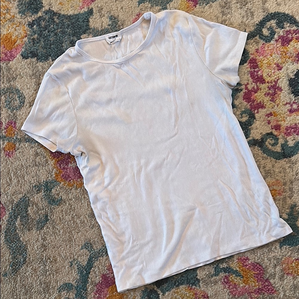 Cotton On White Short Sleeve Tee